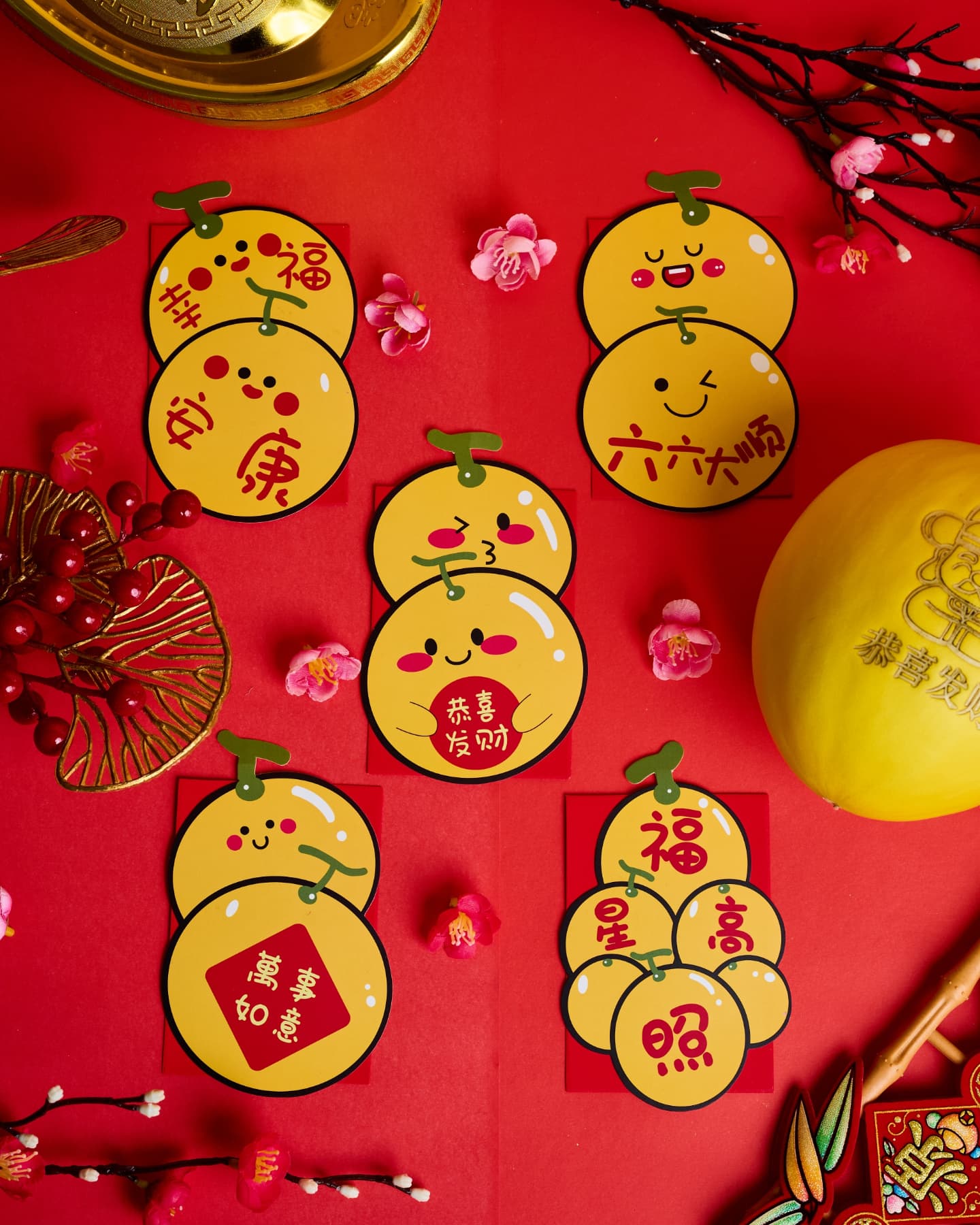(With Engraving) Golden Prosperity Box of 6 GM