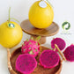 2 Golden Melon & 1kg Organic Dragon Fruits (No Packaging)