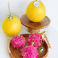 1 Golden Melon & 1kg Organic Dragon Fruits (No Packaging)