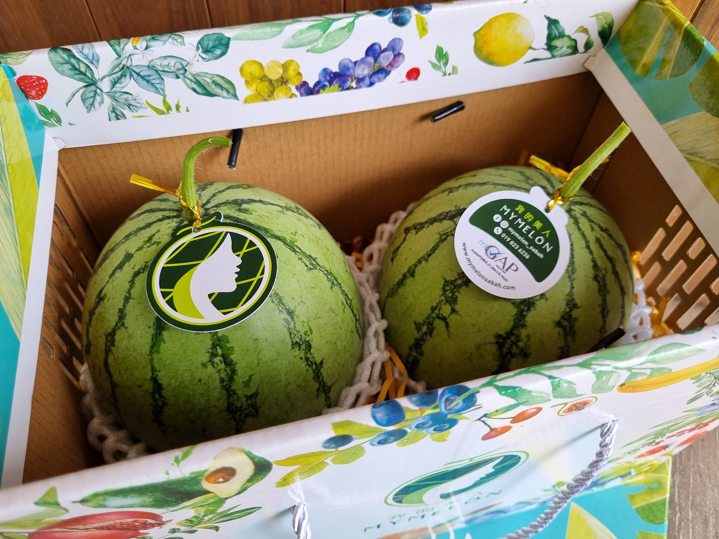 A Box of 2 Melon-licious Watermelons 🍉🍈